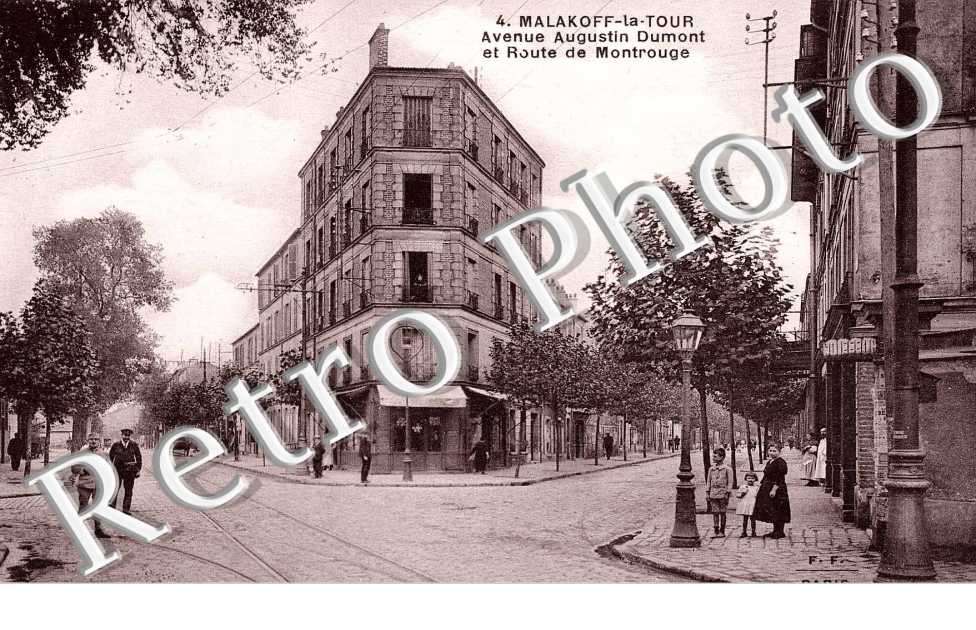 Avenue Augustin Dumont et Route de Montrouge