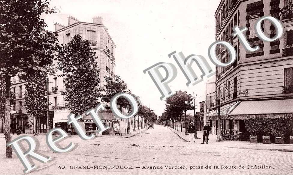Avenue Verdier prise de la route de Châtillon