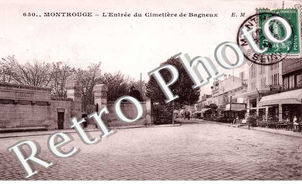 l'entrée du Cimetière de Bagneux