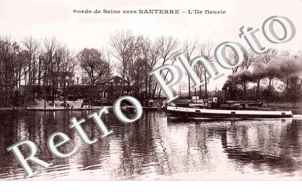 Bords de la Seine - L'ile fleurie - bateau