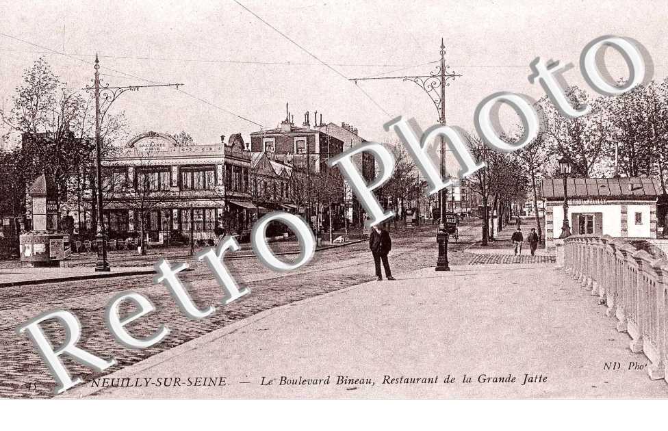 Le boulevard Bineau Restaurant de la Grande Jatte