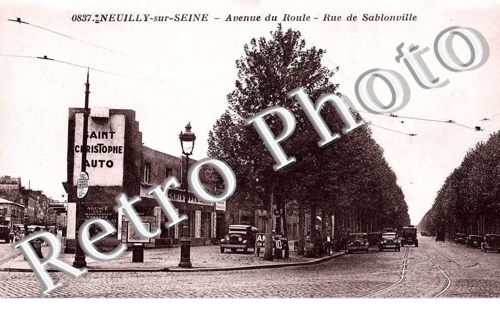 Avenue du Roule  rue de Sablonville avenue ACHILLE PERETTI