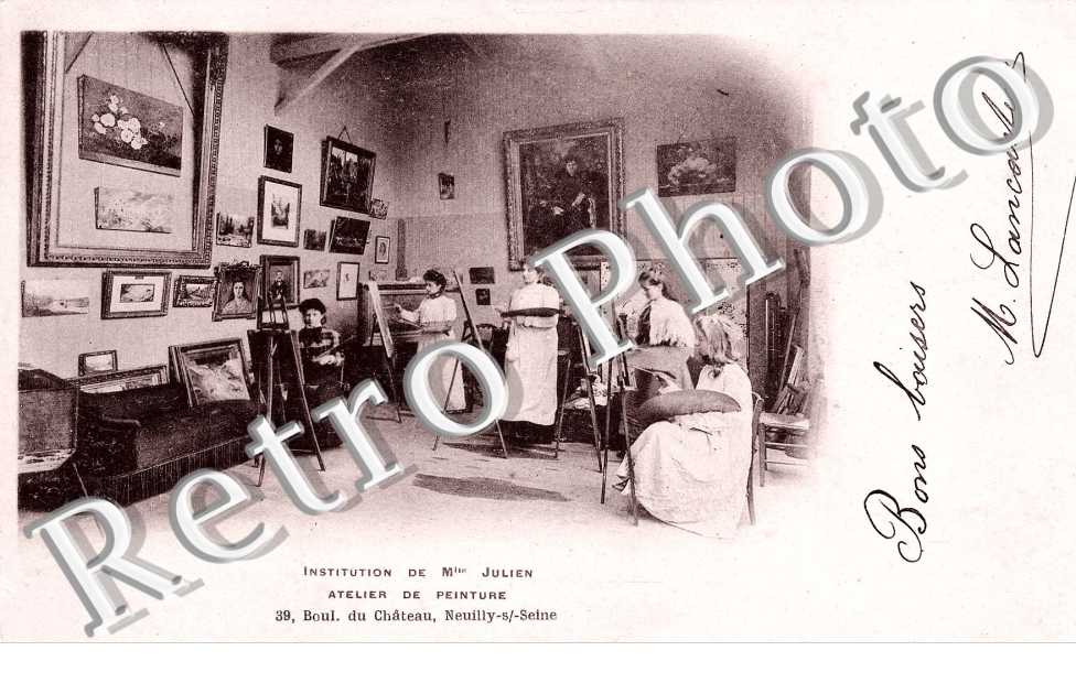 Institution de Melle Julien - Atelier de peinture