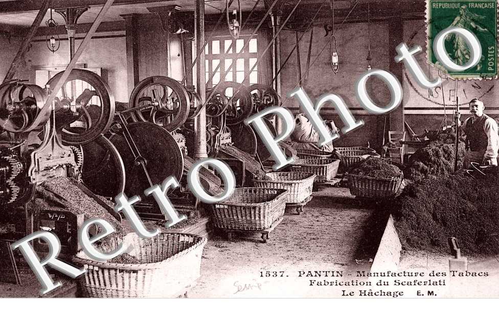 Manufacture des tabacs - Fabrication du Scaferlati - Le hachage