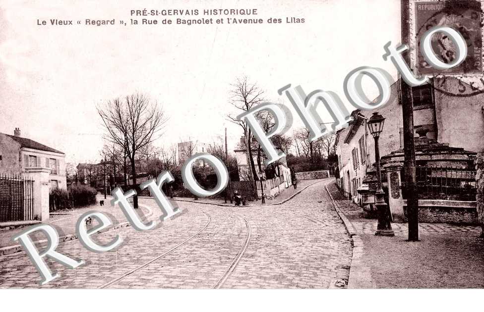 La rue des Bagnolets et l'avenue des Lilas