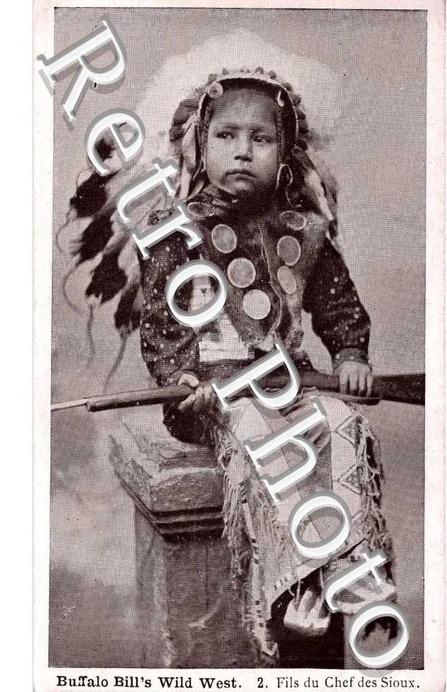 fils du chef sioux BUFFALO BILL'S WILD WEST