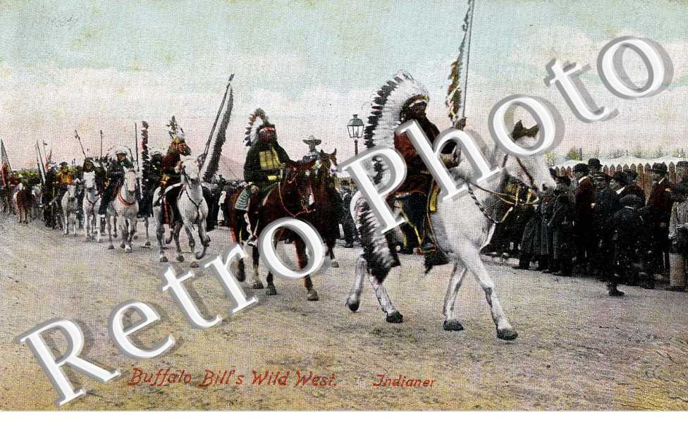 Buffalo Bill's Wild West -  INDIENS CARTE COULEUR