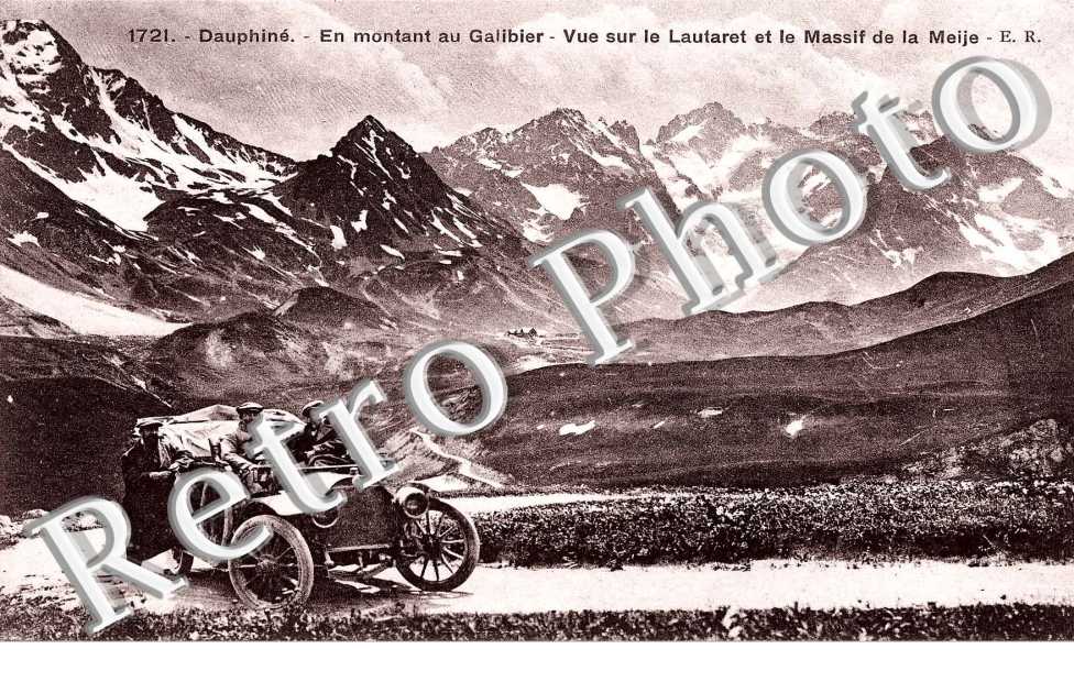 Vue sur le Lautaret et le Massif de la Meije