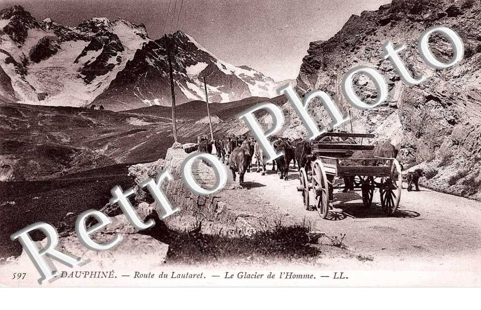 Route du Lautaret et le Glacier de l'Homme