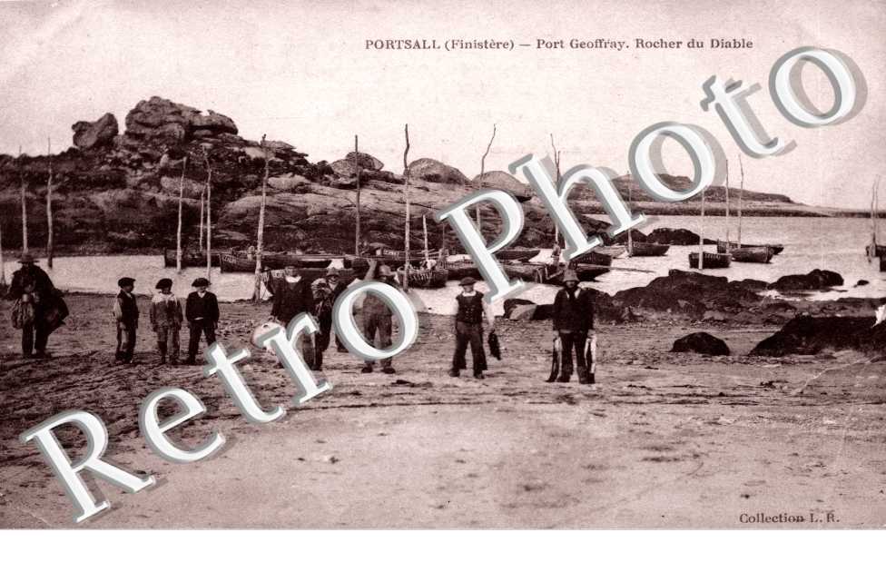 Portsall - port Geoffray, rocher du Diable