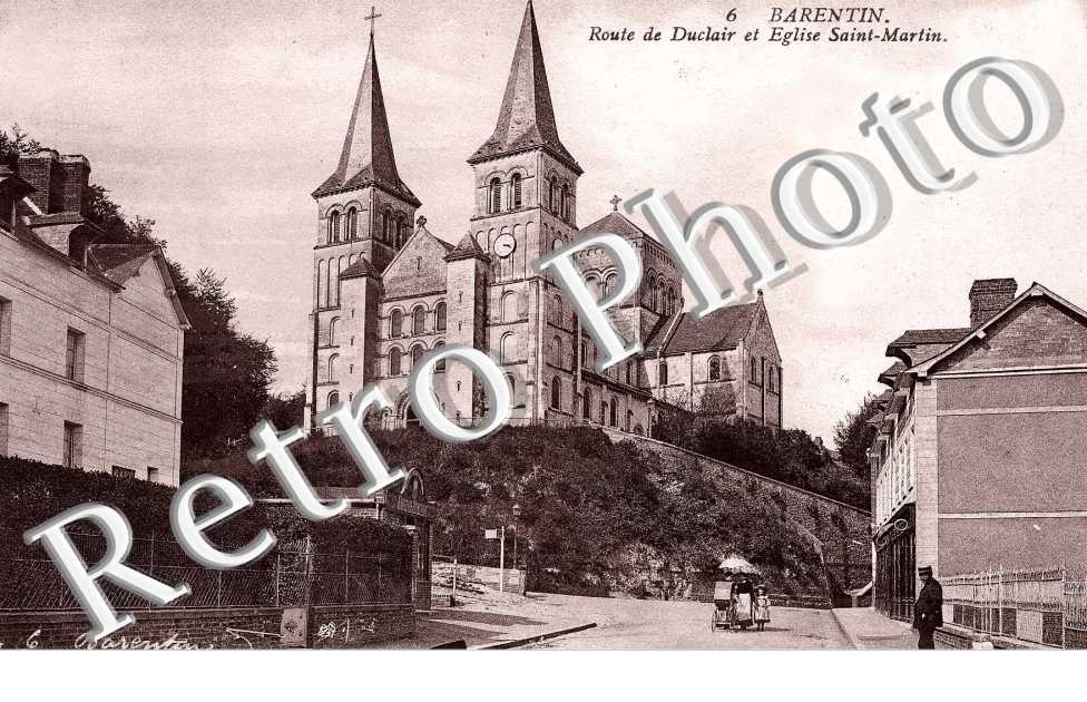 Route de Duclair et Eglise