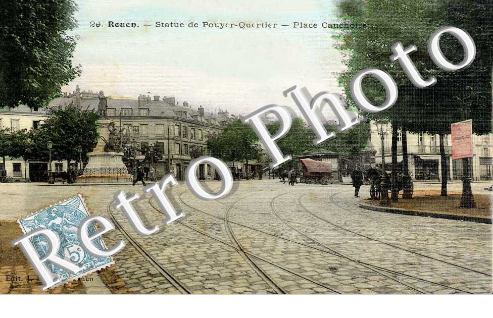 Statue de Pouyer-Quertier - Place cauchoise
