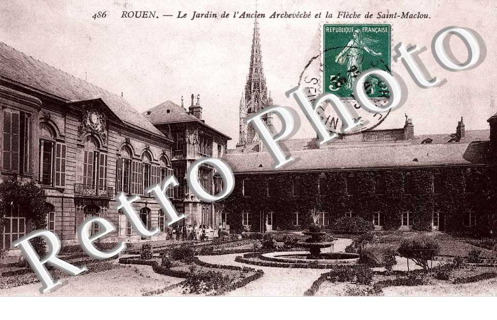 le jardin de l'ancien Archeveche