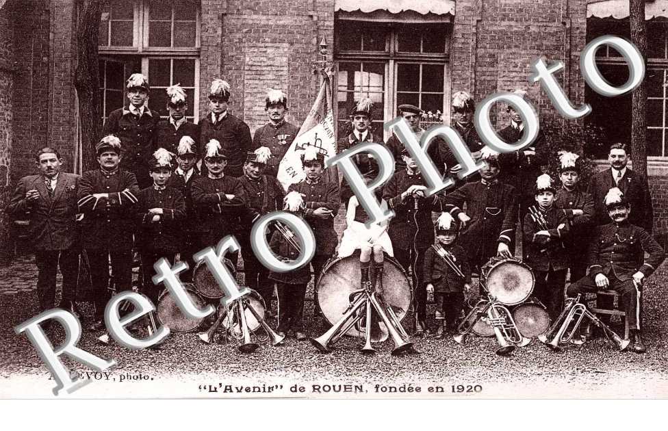 "L'avenir" de Rouen fondee en 1920 - musique orchestre