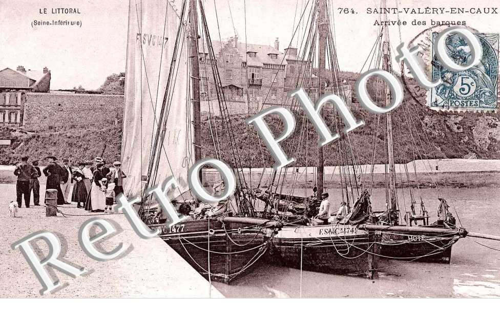 Arrivee des  barques