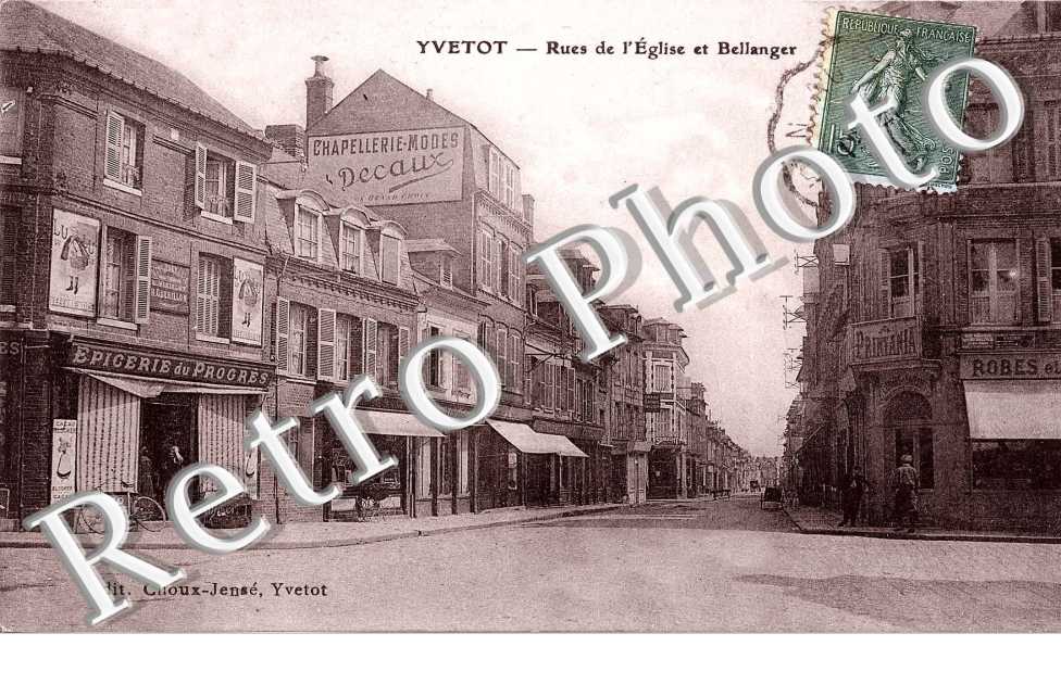 Rues de l'eglise et Bellanger