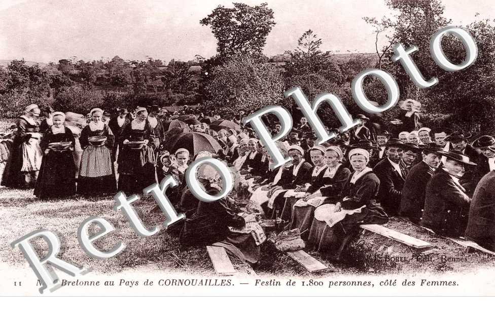 Noce Bretonne au pays de Cornouailles - festin de 1800 pers