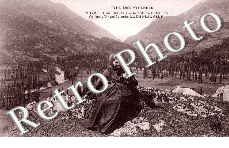 Une Fileuse sur la Colline de Solferino