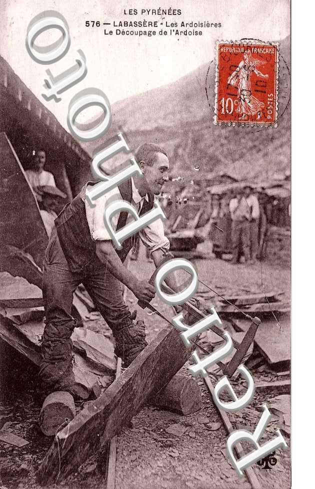 les ardoisieres - Decoupage de l'ardoise