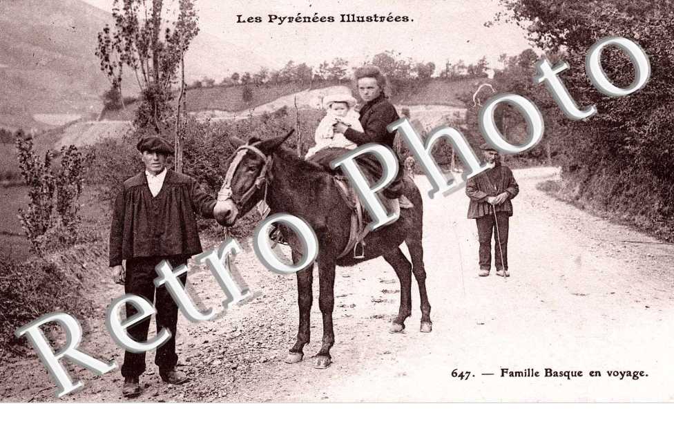 Famille basque en voyage
