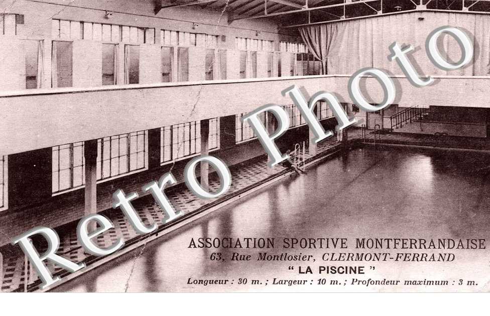 la Piscine 63 rue Montlosier Association Sportive Montferrandaise