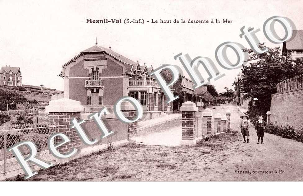 Le haut de la descente de la mer