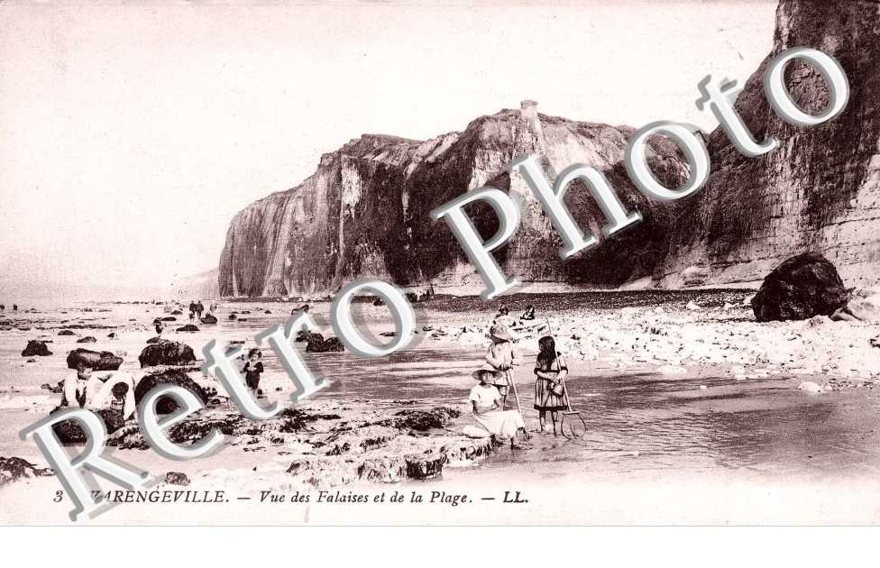 Vue des falaises et de la plage