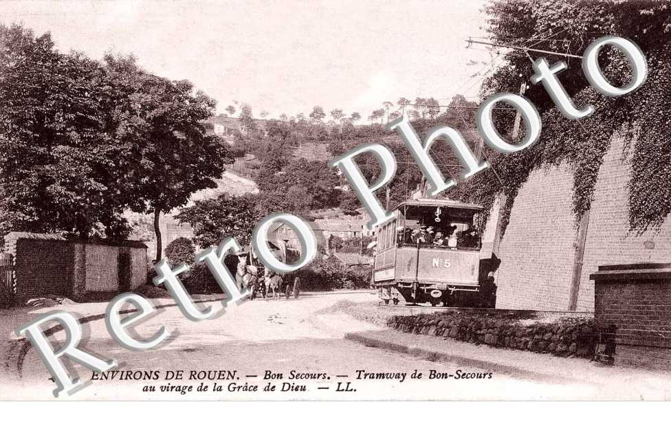 le Tramway au virage de la Grace de Dieu