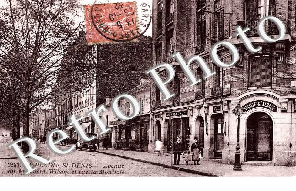 Avenue du président wilson et rue la Montjoie