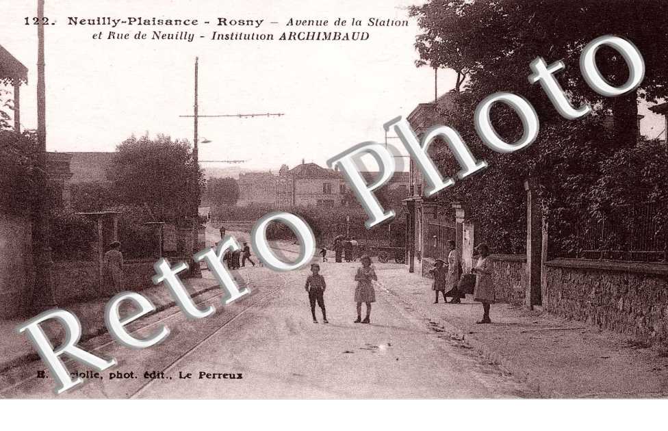 Avenue de la station et rue de Neuilly - Institution Archimbaud