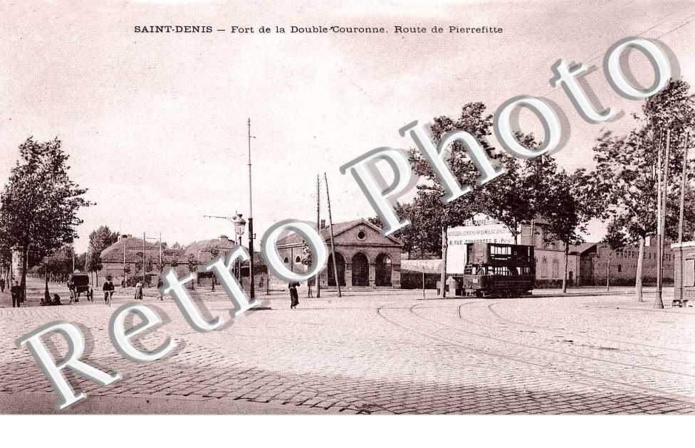 Fort de la double couronne et route de pierrefitte