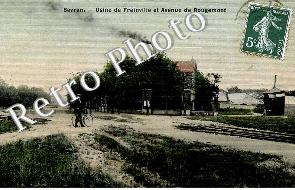 Usine de Freinville et avenue Rougemont (toilee couleur)