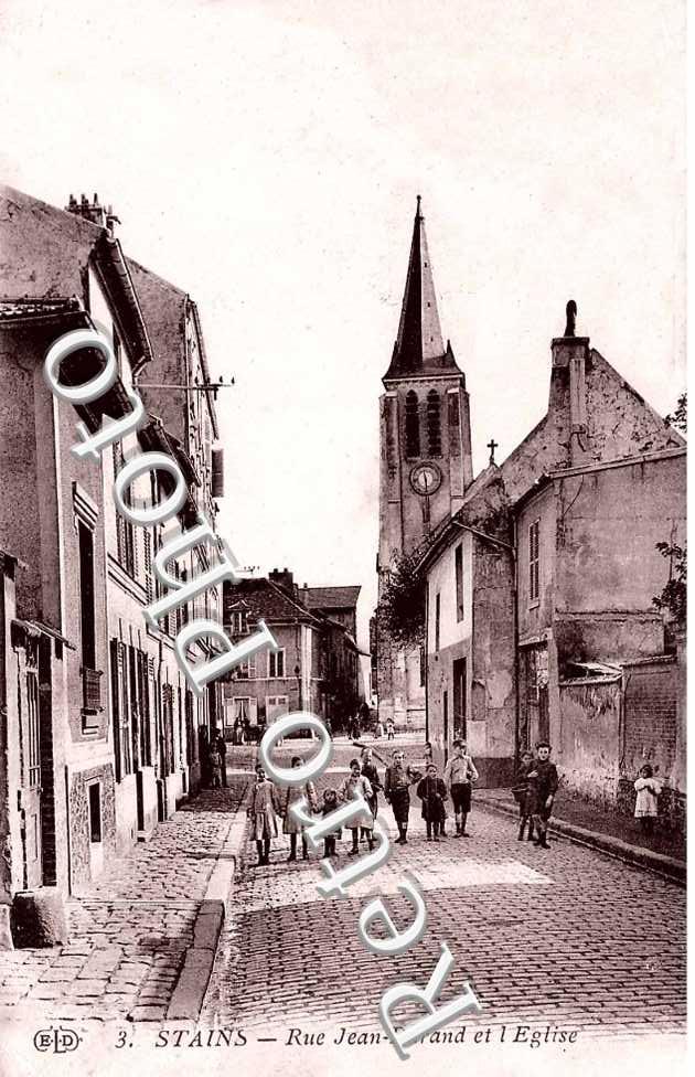rue Jean Durand et l'eglise