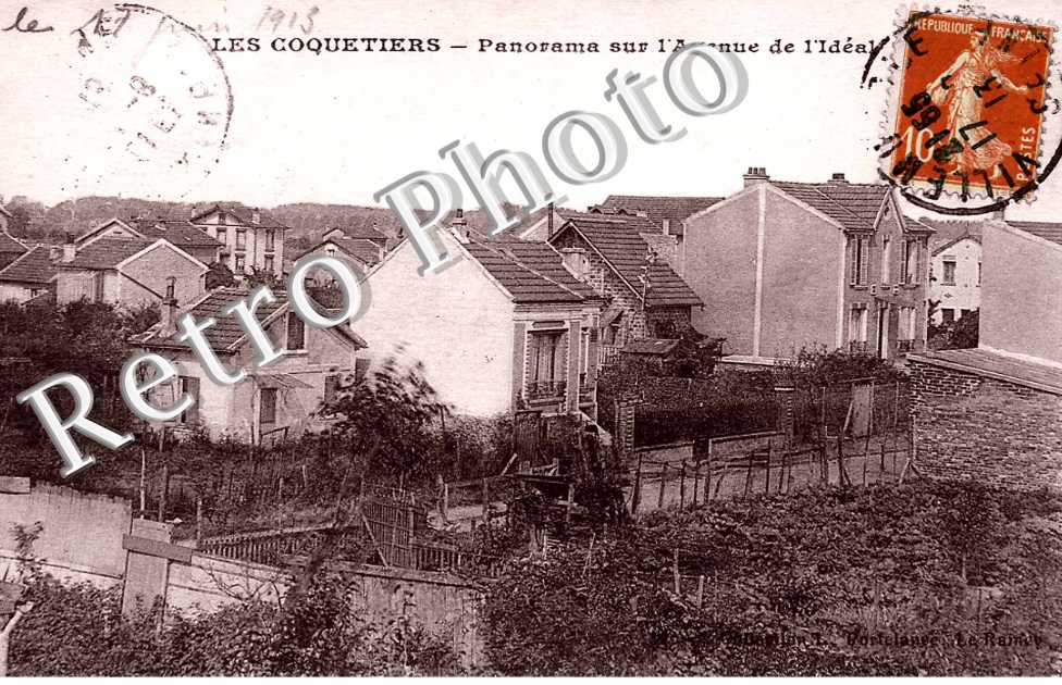 LES COQUETIERS - panorama sur l'avenue de l'Ideal