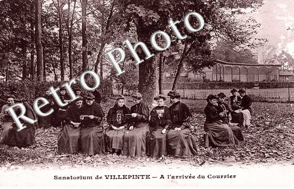 sanatorium, a l'arrivee du courrier
