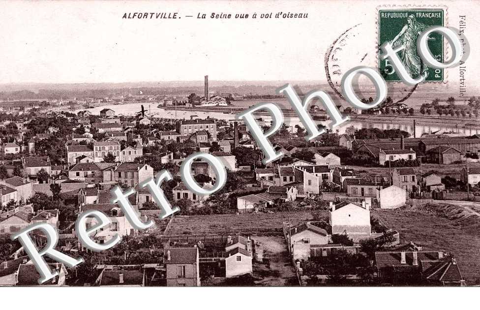 La Seine vue à vol d'oiseau