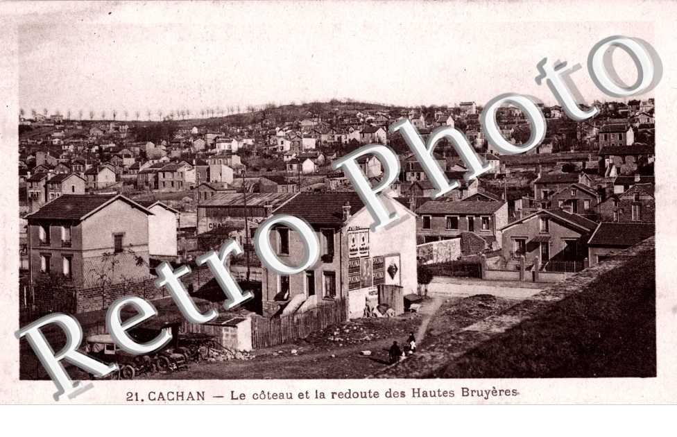Le coteau et la Redoute des Hautes Bruyeres