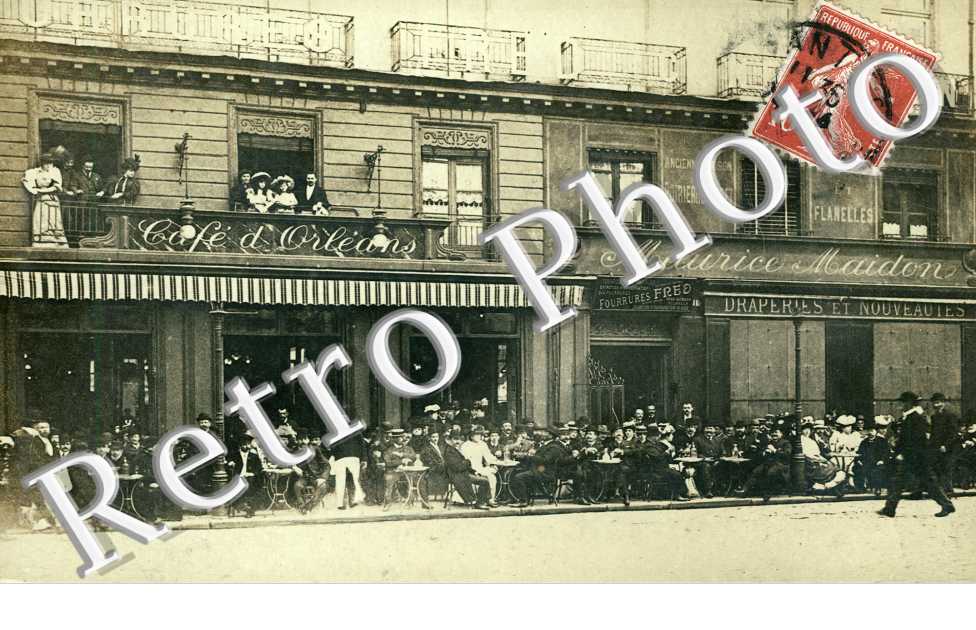 Cafe D'Orleans Magasin Maurice Maidon Draperies et nouveautes