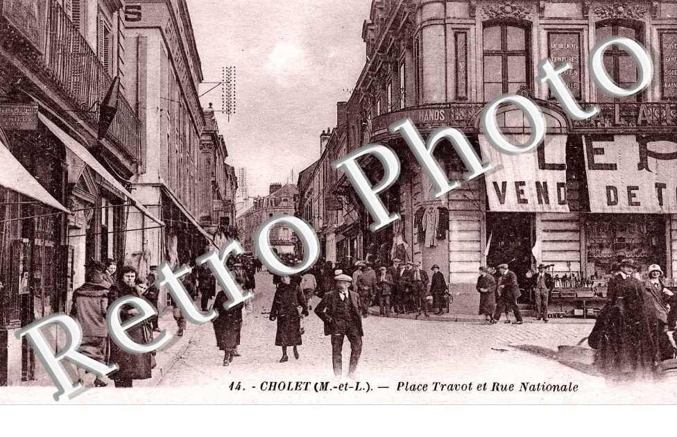 Place Travot et rue nationale