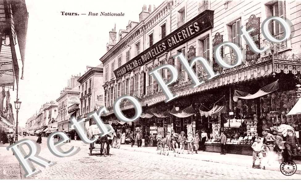 rue nationale Grand Bazar et Nouvelles Galeries