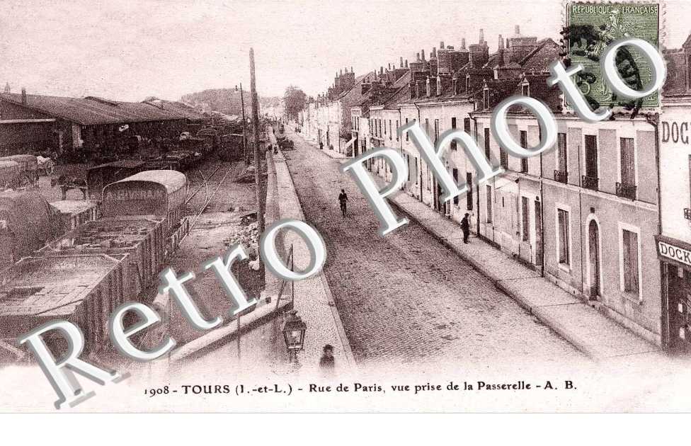 Rue de Paris - Vue Prise de la Passerelle