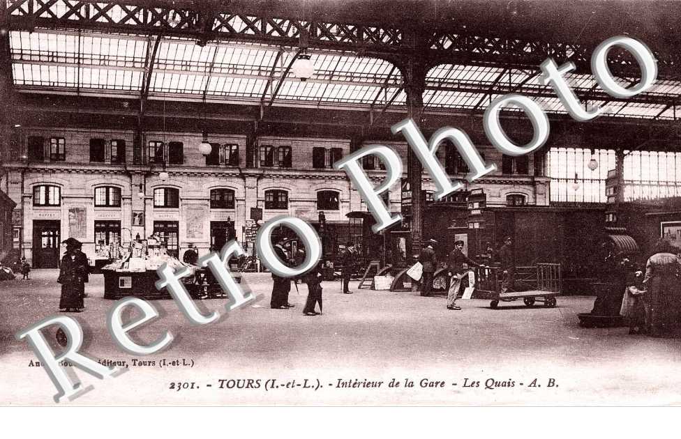 interieur de la gare - les quais