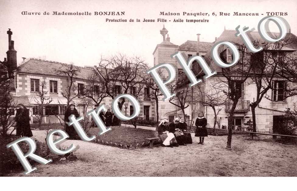 Maison Pasquier - 6 rue Manceau - Oeuvre de Mlle Bonjean - Protection de la Jeune Fille - Asile temporaire