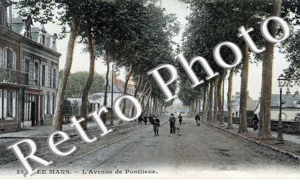 L'avenue de Pontelieue (couleur)