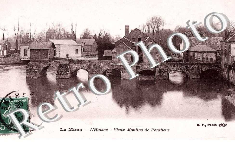 L'Huisne - Vieux moulin de Pontlieue