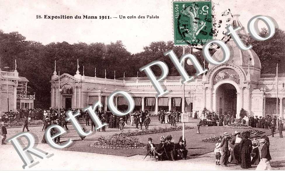 Exposition 1911 Un coindes palais