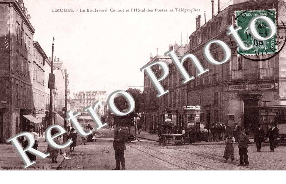 Boulevard carnot et l'Hotel des Postes et Telegraphes