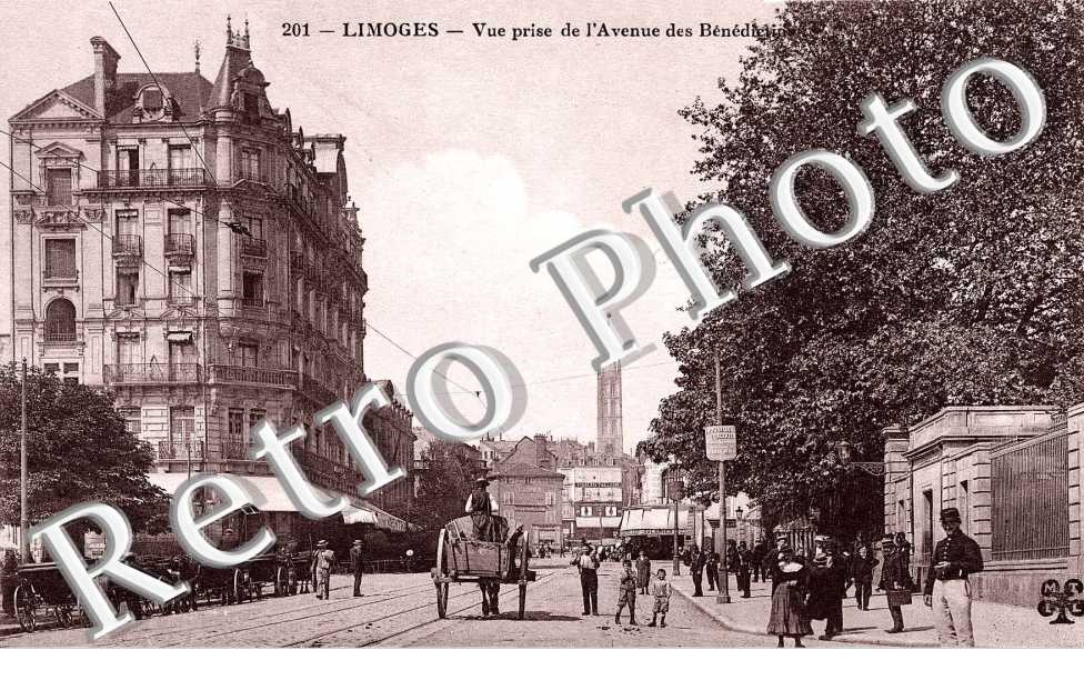 vue prise de l'avenue des Benedictins