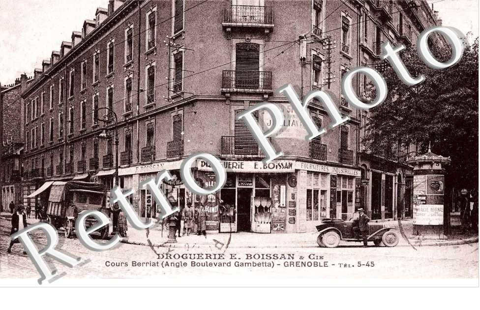 Droguerie E. Boissan & Cie  Cours Berriat (angle Boulevard Gambetta)