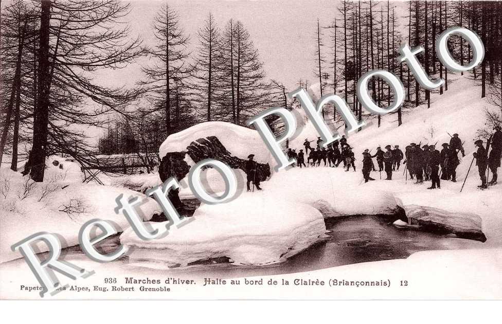 Bord de la Clairee marche d'hiver